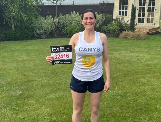 Carys Gilbert running for local Romford Charity